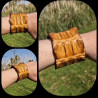 BRAZALETE PIEL COCODRILO