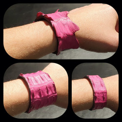 PULSERA PIEL COCODRILO