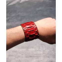 BRAZALETE PIEL SERPIENTE