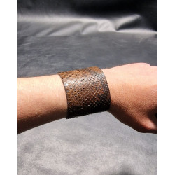 BRAZALETE PIEL SERPIENTE