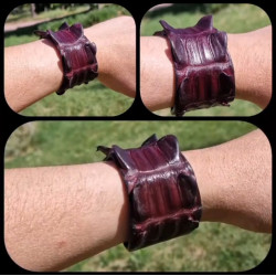 BRAZALETE PIEL COCODRILO