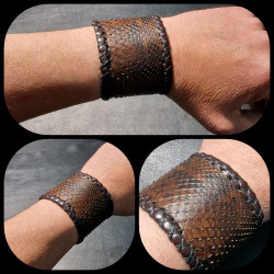 BRAZALETE PIEL SERPIENTE