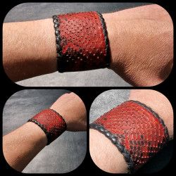 BRAZALETE PIEL SERPIENTE