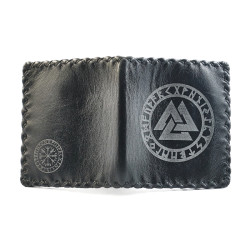 CARTERA BILLETERA VALKNUT PIEL VACA