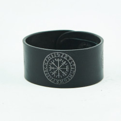 PULSERA VEGVISIR PIEL VACA