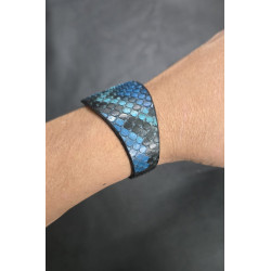 BRAZALETE PIEL SERPIENTE