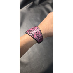 BRAZALETE PIEL SERPIENTE