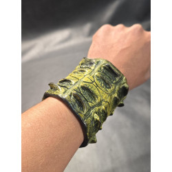 BRAZALETE PIEL COCODRILO