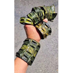 BRAZALETE PIEL COCODRILO