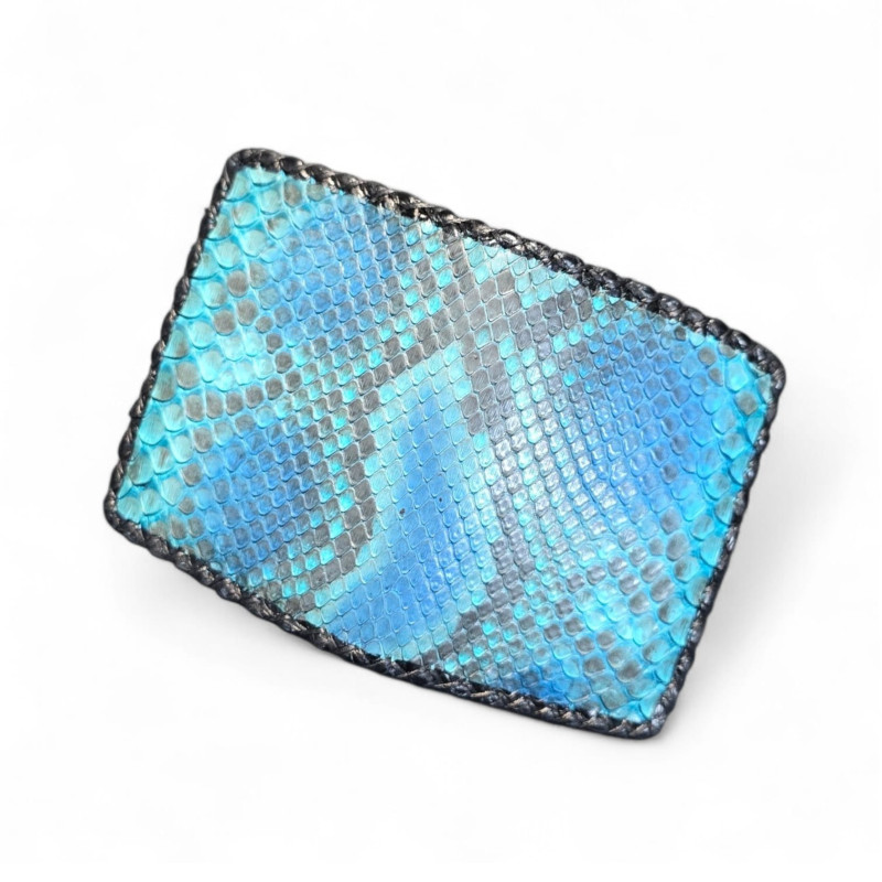 Snake Leather Card Holder Handcrafted Spain | Tabarez