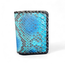 Snake Leather Card Holder Handcrafted Spain | Tabarez