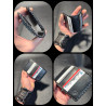 Snake Leather Card Holder Handcrafted Spain | Tabarez