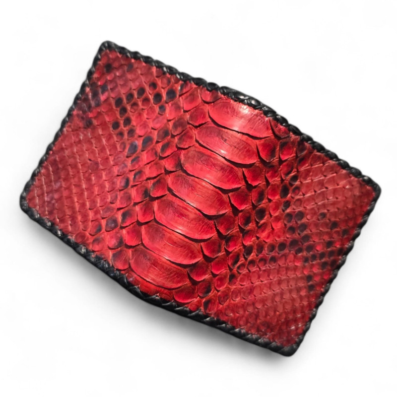Cartera Billetera Piel de Serpiente Artesanal | Tabarez