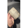 Snake Leather Card Holder Handcrafted Spain | Tabarez