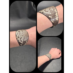 BRAZALETE PIEL SERPIENTE