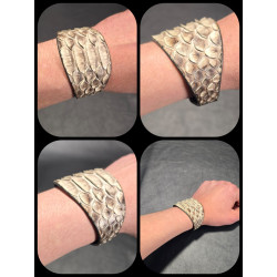 BRAZALETE PIEL SERPIENTE