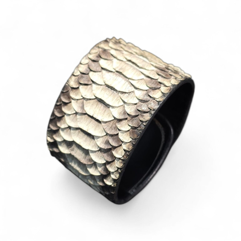 Brazalete de Piel de Serpiente Artesanal | Tabarez