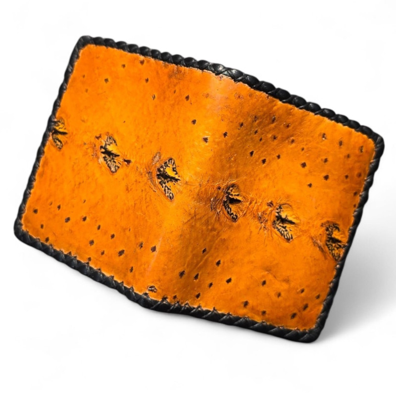 Sturgeon Leather Wallet Handcrafted in Spain | Tabarez
