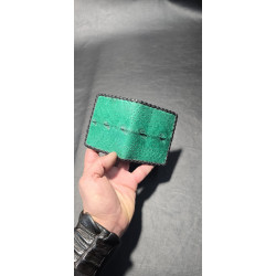 Sturgeon Leather Wallet Handcrafted in Spain | Tabarez