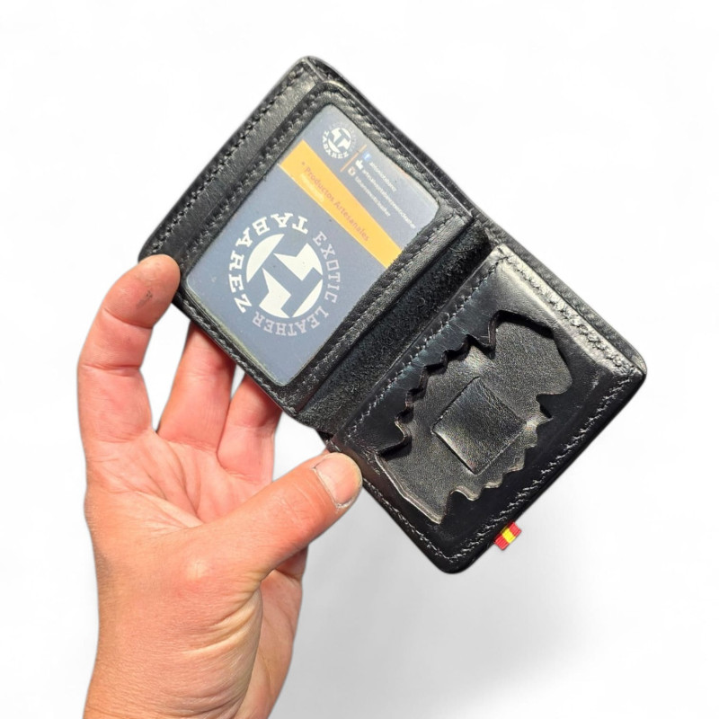 CARTERA CUERO POLICIA NACIONAL