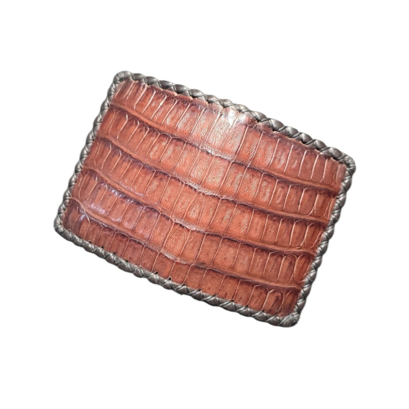 Caiman Leather Card Holder Handcrafted Spain | Tabarez