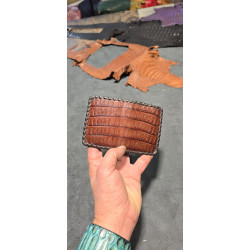 Caiman Leather Card Holder Handcrafted Spain | Tabarez